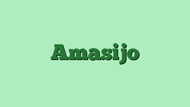 Amasijo