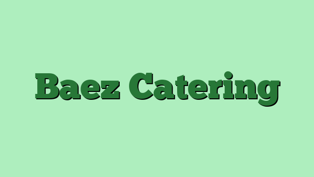 Baez Catering