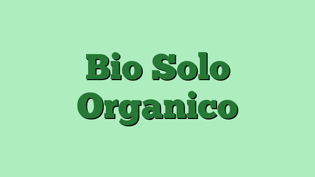 Bio Solo Organico