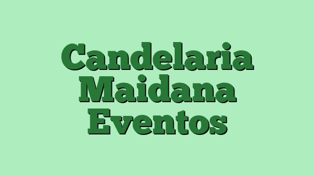 Candelaria Maidana Eventos