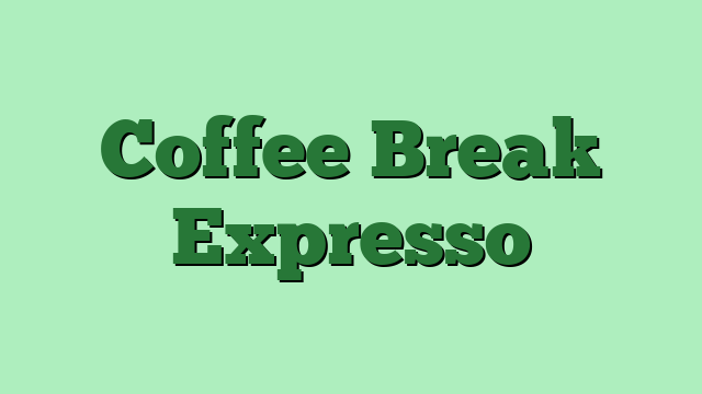 Coffee Break Expresso - Directorio Catering