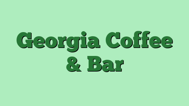 Georgia Coffee & Bar