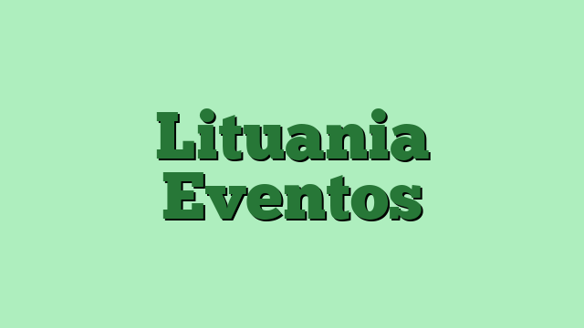 Lituania Eventos