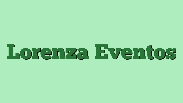 Lorenza Eventos