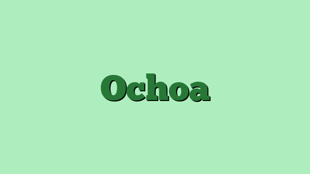 Ochoa