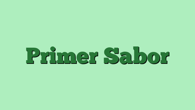 Primer Sabor