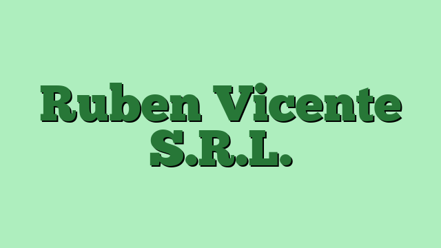 Ruben Vicente S.R.L.