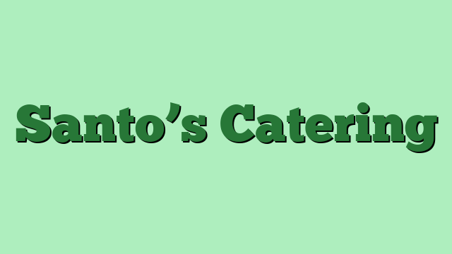 Santo’s Catering
