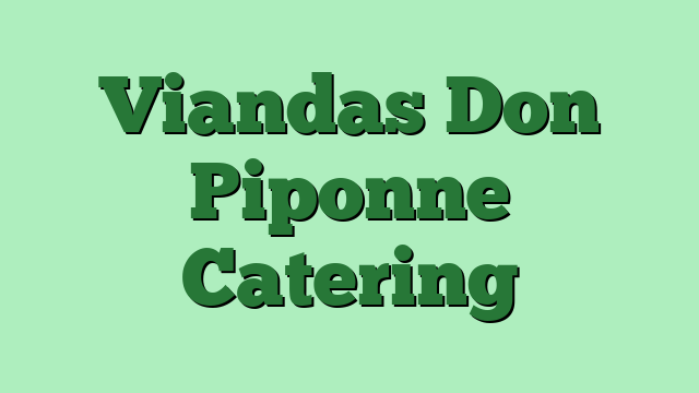 Viandas Don Piponne Catering