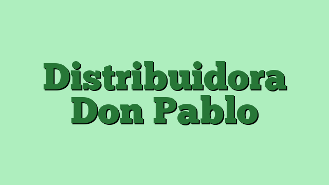 Distribuidora Don Pablo