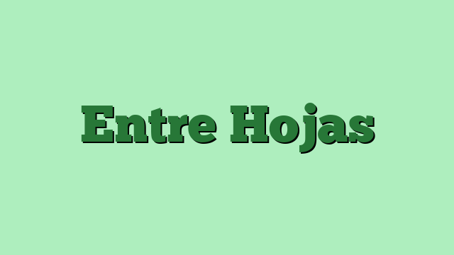 Entre Hojas