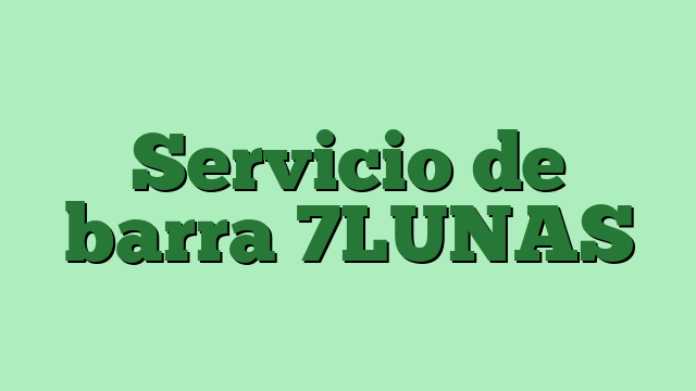 Servicio de barra 7LUNAS