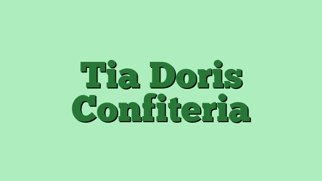 Tia Doris Confiteria
