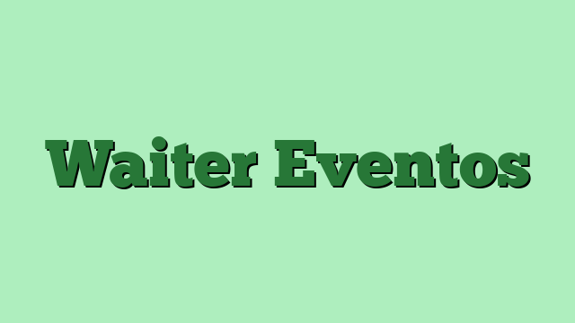 Waiter Eventos